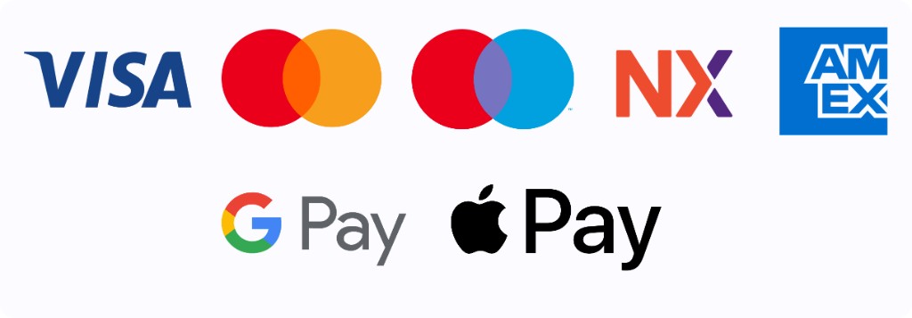 Medios de pago: Visa, Mastercard, QR y mas